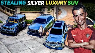 Stealing Sliver Suv With Cristiano Ronaldo in Gta 5!