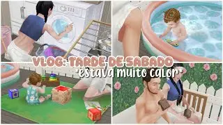 {🌻} Vlog: Nossa tarde de sábado + muito calor 😮‍💨 - THE SIMS FREEPLAY