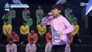 PRODUCE 101 Season2 - Ep 3 Center Selection | Center Voting - Park Woojin (박우진) Cut