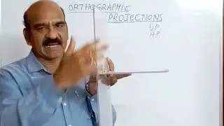 Orthographic Projections in Telugu | Projections of Points