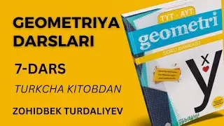 Geometriya darslari. 7-dars. Turkcha kitobdan.  To'g'ri burchakli uchburchak