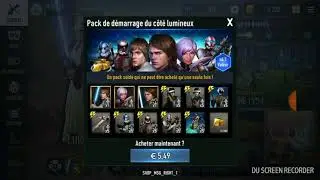 Pack opening et game star wars force arena