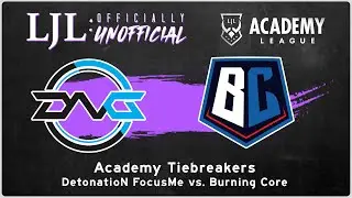[EN] LJL 2021 Academy League Tiebreaker Match | Detention FocusMe Vs Burning Core