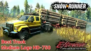 SnowRunner: Best Truck Medium Logs - HD-750