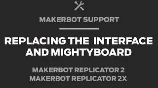 Поддержка MakerBot | Replicator 2/2X, замена интерфейса и MightyBoard