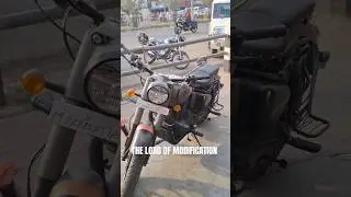 ✅️ Reborn Classic Modified || M handle , Mirror ,  Pokhrali seat & Backlight Installed #royalenfield