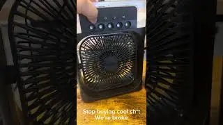 Upgrade your space with a cool mist fan #summer #ice #mist