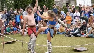 Gladiator Match 2 (comedic), by Legio Secunda Augusta; Chichester Roman Week