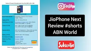 JioPhone Next Review #shorts @arunbn