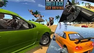 Water Surfer Beach Car Driving - Android Gameplay