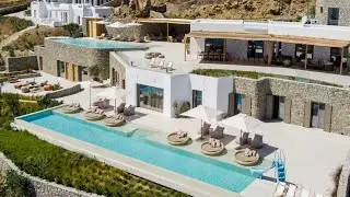 INSIDE an EXQUISITE LUXURY VILLA in MYKONOS, GREECE! | Villa Serenity | SERHANT. Tour