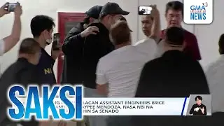 Former DPWH-Bulacan engineers Brice Hernandez, Jaypee Mendoza transferred to NBI | Saksi