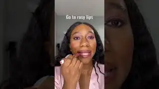 #lipcombo #lipstick #glossylips #makeupfordarkskin