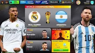 DLS26 ARGENTINA VS REAL MADRID 4-2 live #dls26 #football #dlscreator #osimhen #hakimi #dembele #dls 
