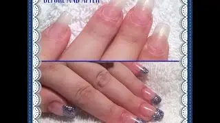How to Do Acrylic Fill with Glitter Tip