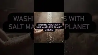 Washing Hands With Salt Makes Evil Planet Strong #shorts #Astrology #tarot #tarotreading