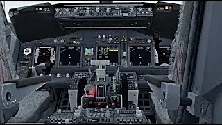 Boeing 737 - Iniciación con el avión.Testeos preparación del vuelo, GPWS, fuegos, avisos...