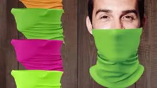 USA Made Gaiter Face Masks in Safety Colors