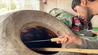 Необычный тандыр! 500 штук Питательных Лепешек на Молоке каждый день | Чистая жизнь