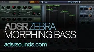 U-he Zebra - Make Big Morphing Bass Sounds - How To Tutorial