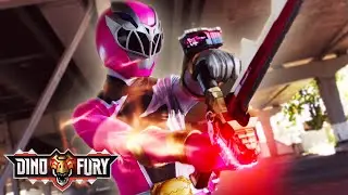 Power Rangers Dino Fury ⚔️ Beste Kampfszenen! ⚡ Power Ranges F&uuml;r Kinder ⚡️  Power Rangers Deutsch