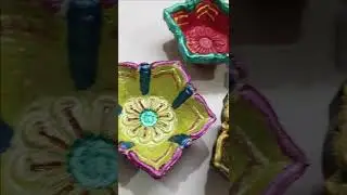 Diya Craft #shorts #viral #youtubeshorts #diwalispecial #hobbyideasindia