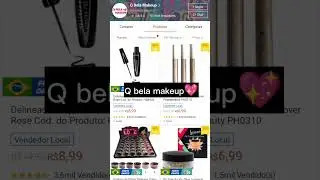 lojas de maquiagem baratas na shopee💖. #maquiagem