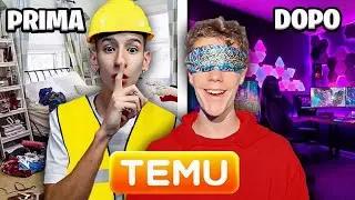 Sorprendo MIO CUGINO con la GAMING ROOM DEI SUOI SOGNI da TEMU!