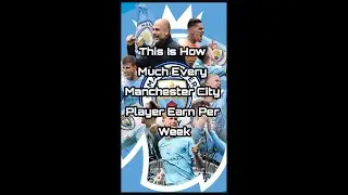 This is how much every Manchester City player earn per week #ManchesterCity #footbal #uefe #soccer