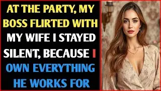 At the Party, My Boss Flirted with My Wife — I Stayed Silent, Because I Own Everything He#cheating