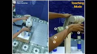 Lead-through Programming performed in Mitsubishi RV-M1 Manipulator ( user-defined points )