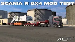 MDT | MOD TEST | SCANIA 8X4 + TUNING PACK + SKIN + 1000 HP | ETS2