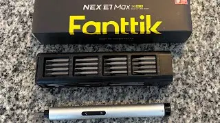 Fanttik E1 Max Electric Screwdriver, Mini Precision Screwdriver Set, 50 Magnetic Bits
