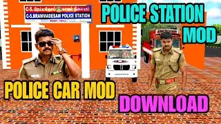 Police station mod for bus simulator Indonesia v3.7.1 in tamil # bussid new map mod in tamil