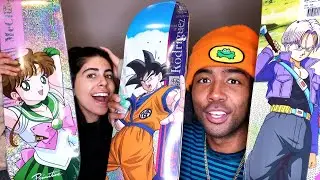 INVESTING IN SAILOR MOON x DBZ PRIMITIVE SKATEBOARDS! (UNBOXING)