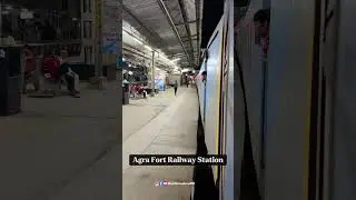 Agra Fort Railway station ! #railtourism #railway #indianrailways #railtours #traintravel #travel
