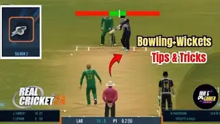 Best bowling tips in Real Cricket 24 Multiplayer Gameplay 💯