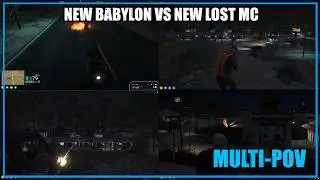 New Babylon Get Ambushed By New LostMC Outside Stab City | Nopixel GTARP