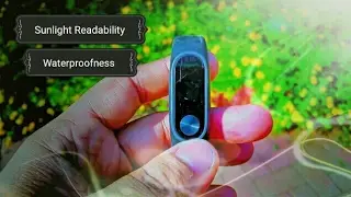 Xiaomi Mi Band 2 (Real life) Sunlight Readability and waterproofness test