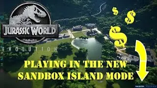 Jurassic World Evolution Sandbox mode Unlimited MONEY!!!