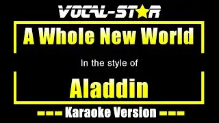 Aladdin - A Whole New World | With Lyrics HD Vocal-Star Karaoke 4K