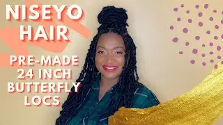 NISEYO HAIR Crochet 24&rdquo; Inch Butterfly Locs |PRE-MADE|