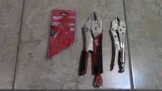 Milwaukee Torque Lock 10'' curved jaw locking pliers first look