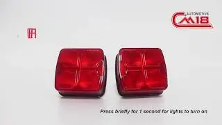Z-T212 Magnetic Wireless Trailer Light kit, 100% cable-free solution