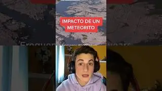 ☄️Esto Ocurrir&iacute;a Si Un Meteorito Impactase Contra La Tierra☄️ #shorts
