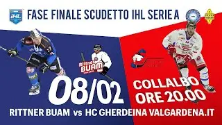 Highlights - Rittner Buam vs  HC Gherdeina valgardena it (08 febbraio 2022)