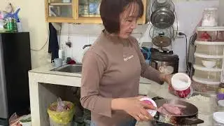 Growing vegetables in preparation for the winter season in Vietnam.