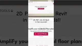 It's crazy what Ai now doing. Convert PDF 2D into 3D in few seconds!! #bim #architecture #cad #revit