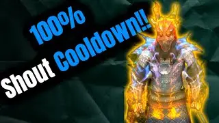 Skyrim - New 100% Shout Cooldown  (Overpower) AV