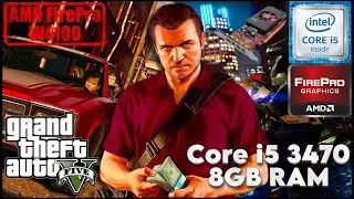 Grand Theft Auto V - Core i5 3470 + AMD FirePro W4100 2GB - Benchmark Test | Low Spec Gaming